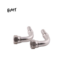 EMT high quality stainless steel JIC female 90 elbow hydraulic hose fittings